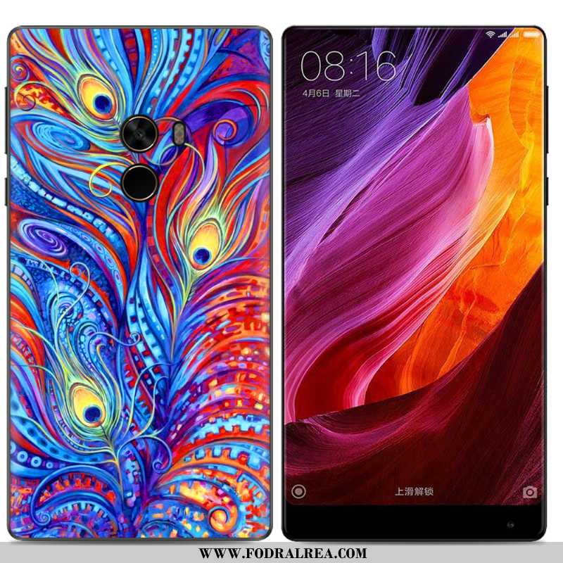 Fodral Xiaomi Mi Mix 2 Trend Oljemålning Liten, Skal Xiaomi Mi Mix 2 Mjuk Gul