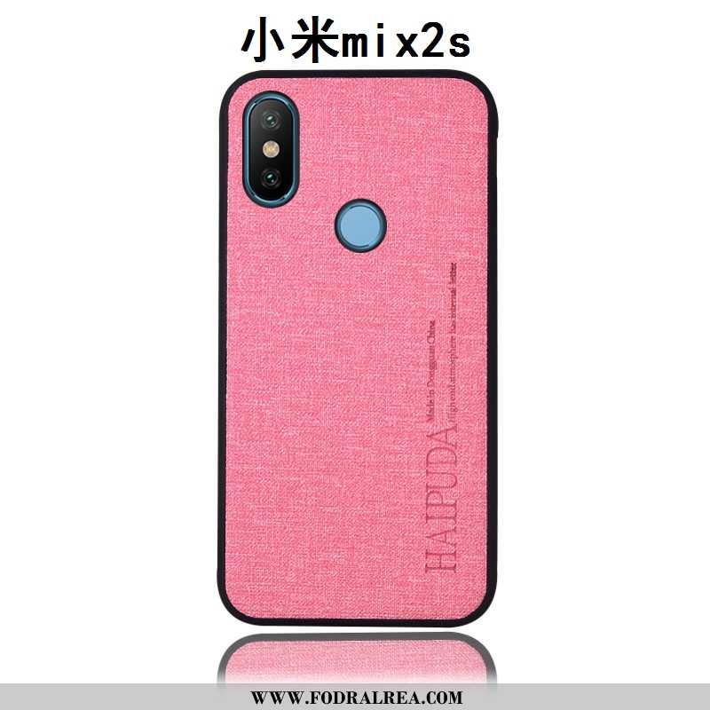 Fodral Xiaomi Mi Mix 2s Läderfodral Rosa Liten, Skal Xiaomi Mi Mix 2s Skydd