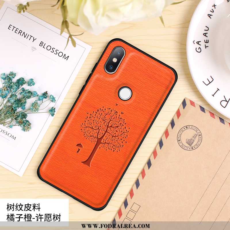 Fodral Xiaomi Mi Mix 2s Mönster Hård Kreativa, Skal Xiaomi Mi Mix 2s Trend Vacker Orange