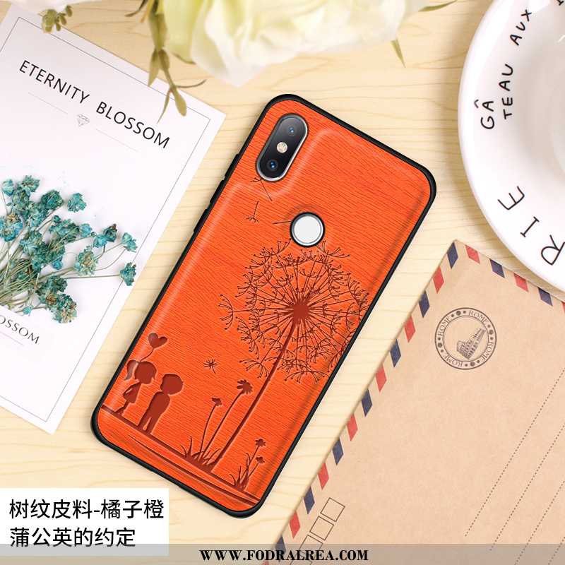 Fodral Xiaomi Mi Mix 2s Mönster Hård Kreativa, Skal Xiaomi Mi Mix 2s Trend Vacker Orange