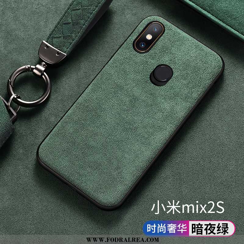 Fodral Xiaomi Mi Mix 2s Sämskskinn Skal Mobil Telefon, Xiaomi Mi Mix 2s Silikon Glidskydds Orange