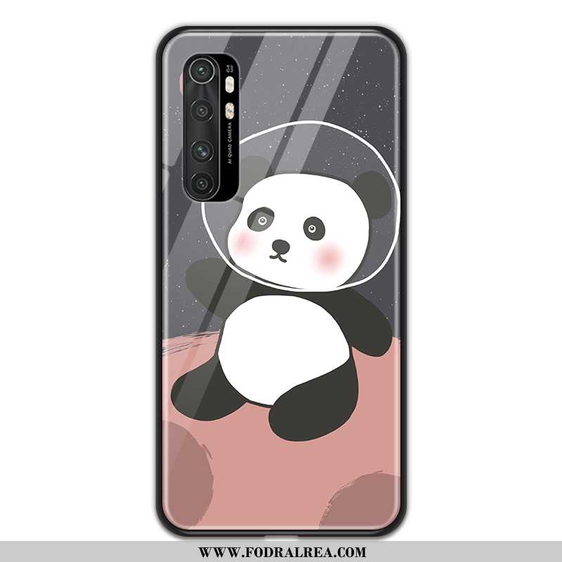 Fodral Xiaomi Mi Note 10 Lite Glas Mobil Telefon Liten, Skal Xiaomi Mi Note 10 Lite Tecknat Gul