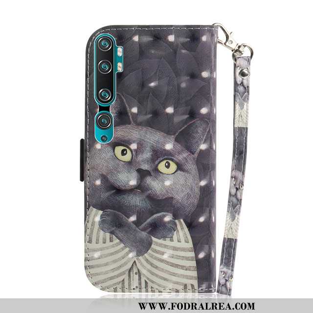 Fodral Xiaomi Mi Note 10 Mjuk Clamshell Fallskydd, Skal Xiaomi Mi Note 10 Silikon Vacker Vita