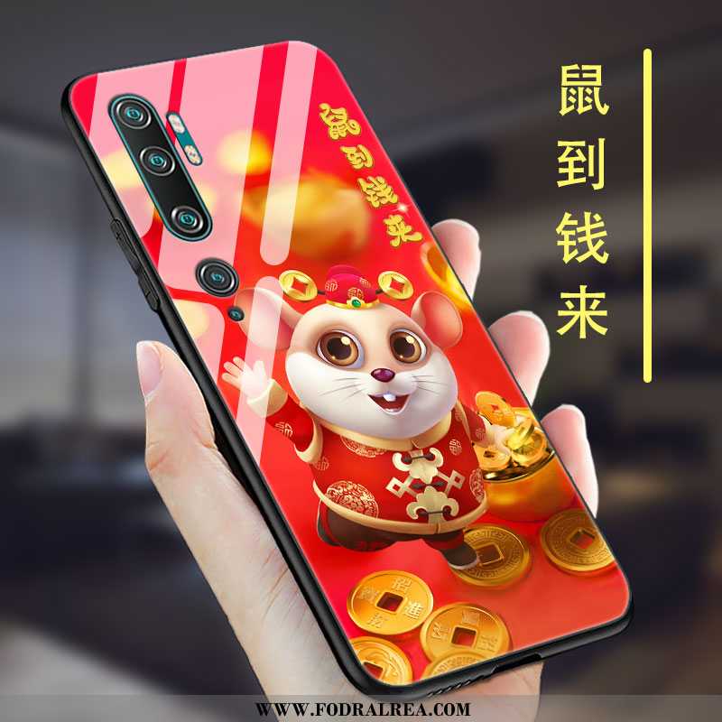 Fodral Xiaomi Mi Note 10 Personlighet Super Spegel, Skal Xiaomi Mi Note 10 Originalitet Silikon Lila