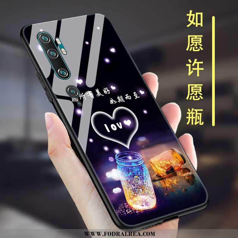 Fodral Xiaomi Mi Note 10 Personlighet Super Spegel, Skal Xiaomi Mi Note 10 Originalitet Silikon Lila