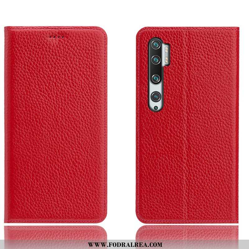 Fodral Xiaomi Mi Note 10 Skydd Liten All Inclusive, Skal Xiaomi Mi Note 10 Läderfodral Svart Svarta