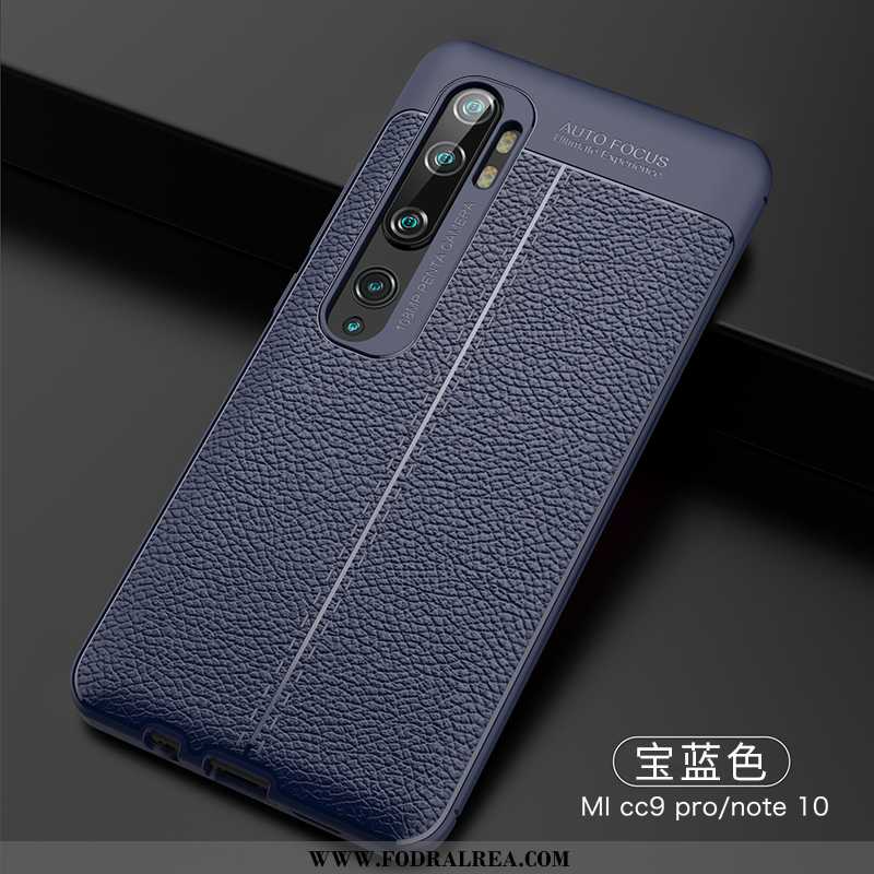 Fodral Xiaomi Mi Note 10 Skydd Skal Mjuk, Xiaomi Mi Note 10 Trend Mörkblå