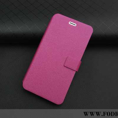 Fodral Xiaomi Redmi 5 Läderfodral Röd Rosa, Skal Xiaomi Redmi 5 Mjuk Rosa