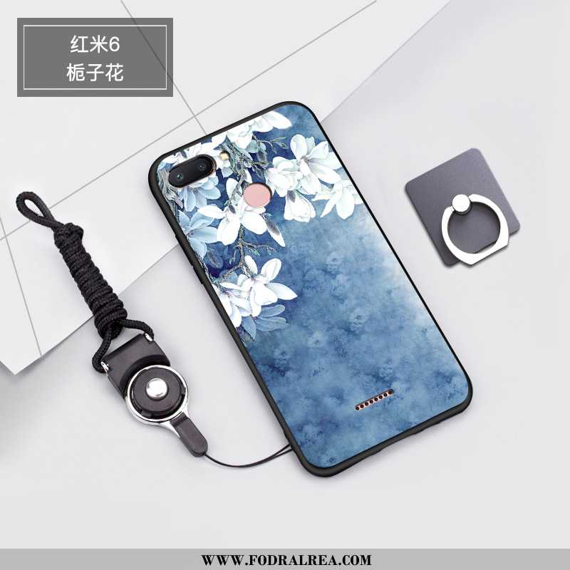 Fodral Xiaomi Redmi 6 Mjuk Nubuck Mobil Telefon, Skal Xiaomi Redmi 6 Silikon Liten Rosa