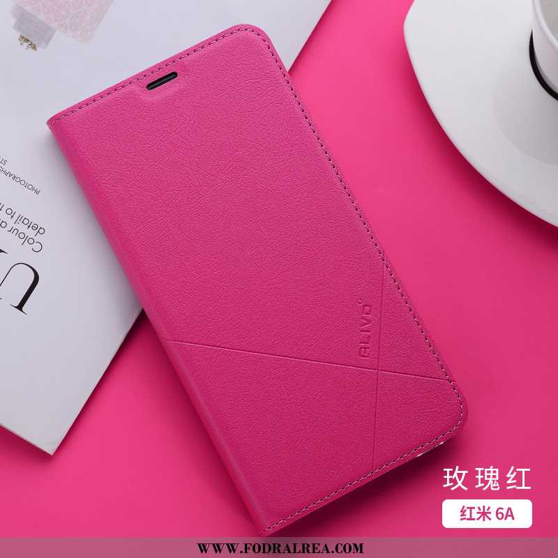 Fodral Xiaomi Redmi 6a Läderfodral Skal All Inclusive, Xiaomi Redmi 6a Personlighet Kreativa Rosa