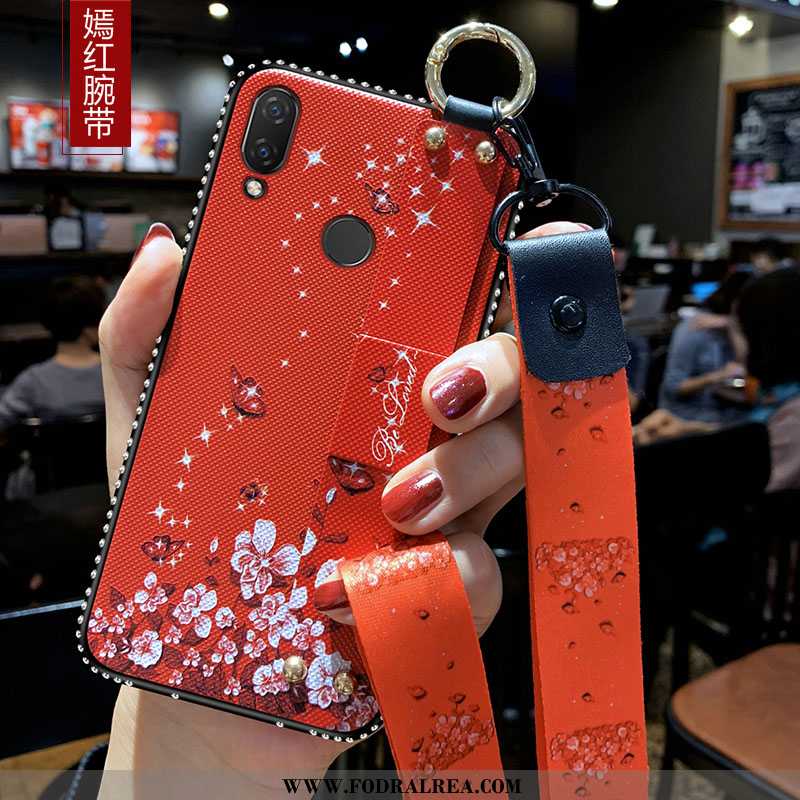 Fodral Xiaomi Redmi 7 Mjuk Kyla Hängsmycken, Skal Xiaomi Redmi 7 Silikon Blå