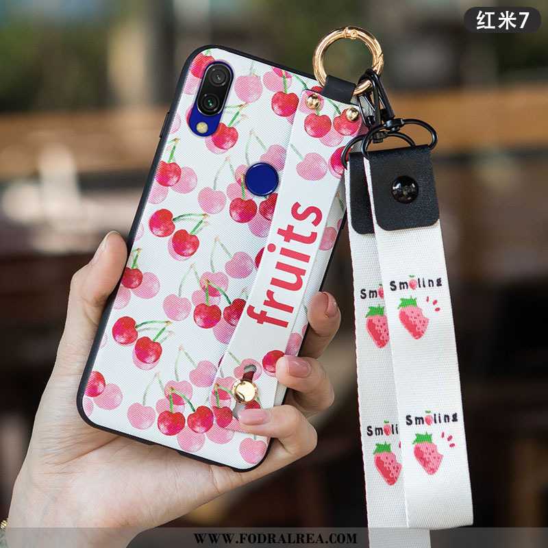 Fodral Xiaomi Redmi 7 Skydd Skal Kyla, Xiaomi Redmi 7 Nubuck Rosa