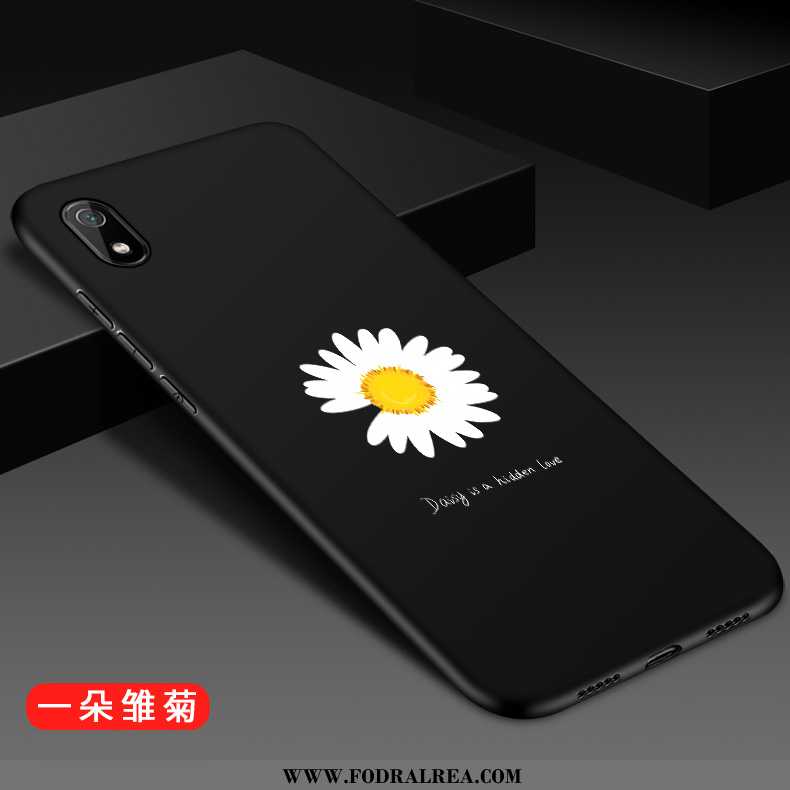 Fodral Xiaomi Redmi 7a Kreativa Net Red Tunn, Skal Xiaomi Redmi 7a Trend Kinesisk Drake Svarta