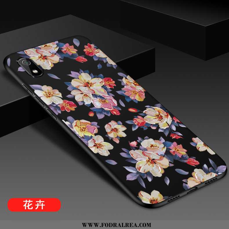 Fodral Xiaomi Redmi 7a Kreativa Net Red Tunn, Skal Xiaomi Redmi 7a Trend Kinesisk Drake Svarta