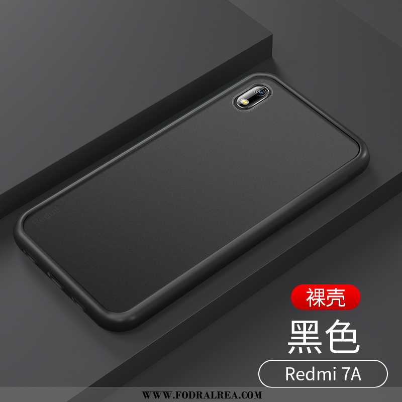 Fodral Xiaomi Redmi 7a Silikon Röd Skal, Skal Xiaomi Redmi 7a Transparent All Inclusive Mörkblå