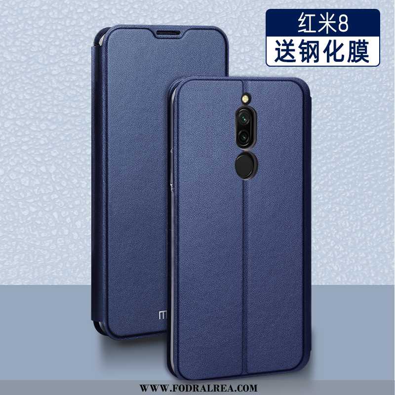 Fodral Xiaomi Redmi 8 Skydd Mjuk Personlighet, Skal Xiaomi Redmi 8 Läderfodral Kreativa Röd