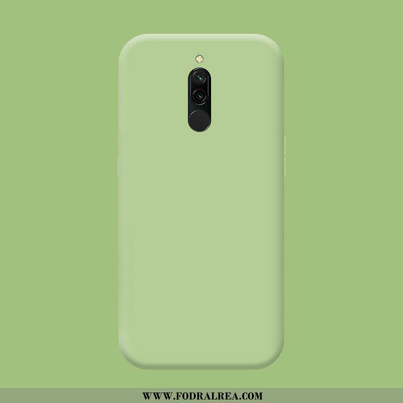 Fodral Xiaomi Redmi 8 Skydd Skärmskydd Film Röd, Skal Xiaomi Redmi 8 Nubuck Blå