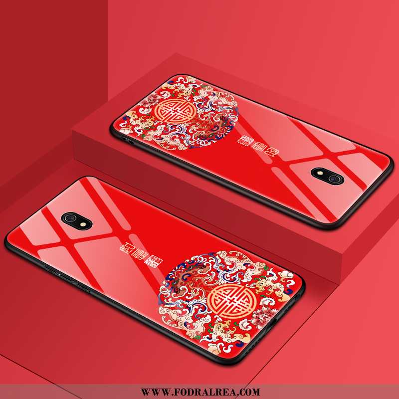 Fodral Xiaomi Redmi 8a Nubuck Härdning Silikon, Skal Xiaomi Redmi 8a Hängsmycken Fallskydd Vita