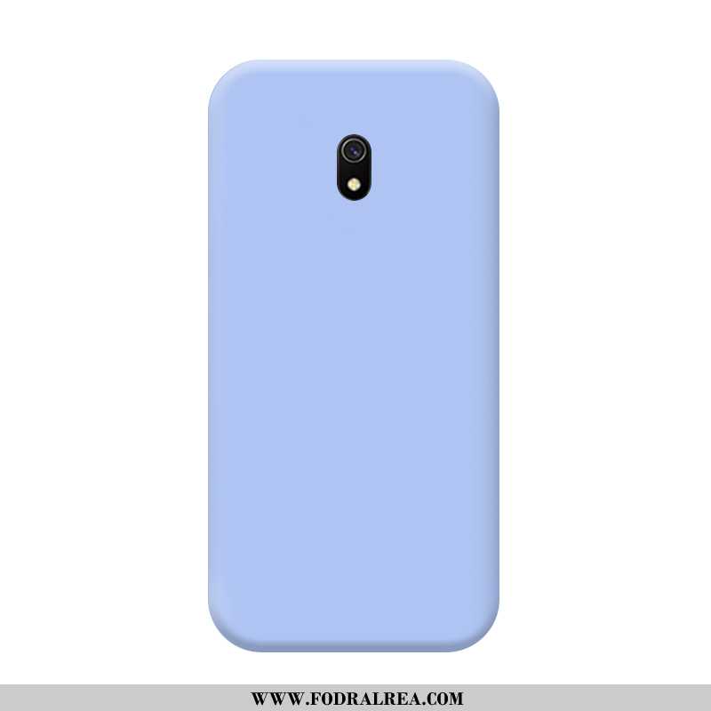 Fodral Xiaomi Redmi 8a Silikon Liten Röd, Skal Xiaomi Redmi 8a Skydd Nubuck Blå