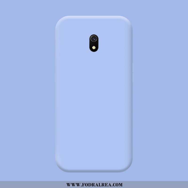 Fodral Xiaomi Redmi 8a Silikon Liten Röd, Skal Xiaomi Redmi 8a Skydd Nubuck Blå