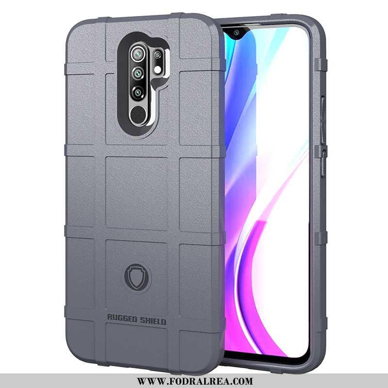 Fodral Xiaomi Redmi 9 Mjuk All Inclusive Personlighet, Skal Xiaomi Redmi 9 Silikon Fallskydd Blå