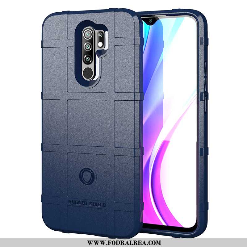 Fodral Xiaomi Redmi 9 Mjuk All Inclusive Personlighet, Skal Xiaomi Redmi 9 Silikon Fallskydd Blå