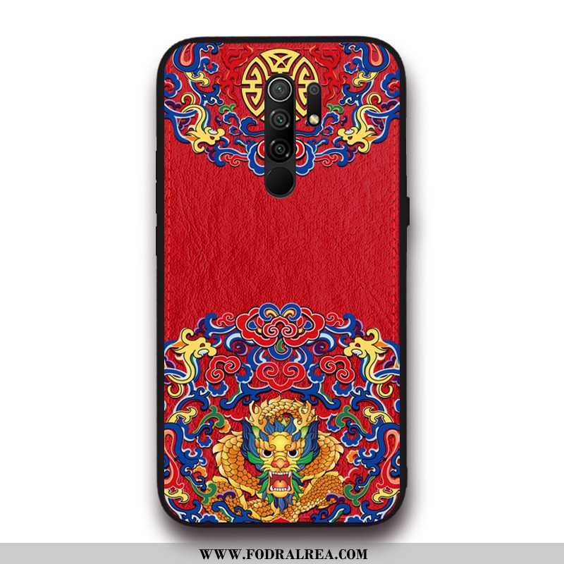 Fodral Xiaomi Redmi 9 Mönster Personlighet All Inclusive, Skal Xiaomi Redmi 9 Trend Originalitet Röd