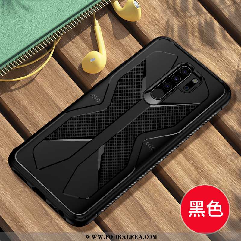 Fodral Xiaomi Redmi 9 Personlighet Svart Skydd, Skal Xiaomi Redmi 9 Kreativa Nubuck Svarta