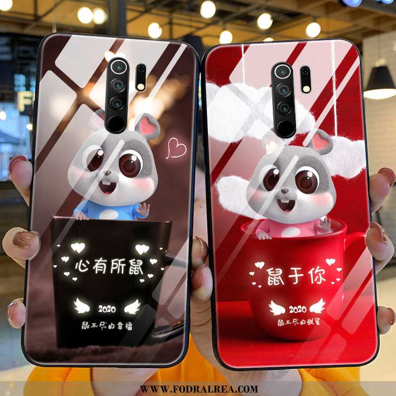 Fodral Xiaomi Redmi 9 Vacker Fallskydd Net Red, Skal Xiaomi Redmi 9 Trend Tecknat Röd