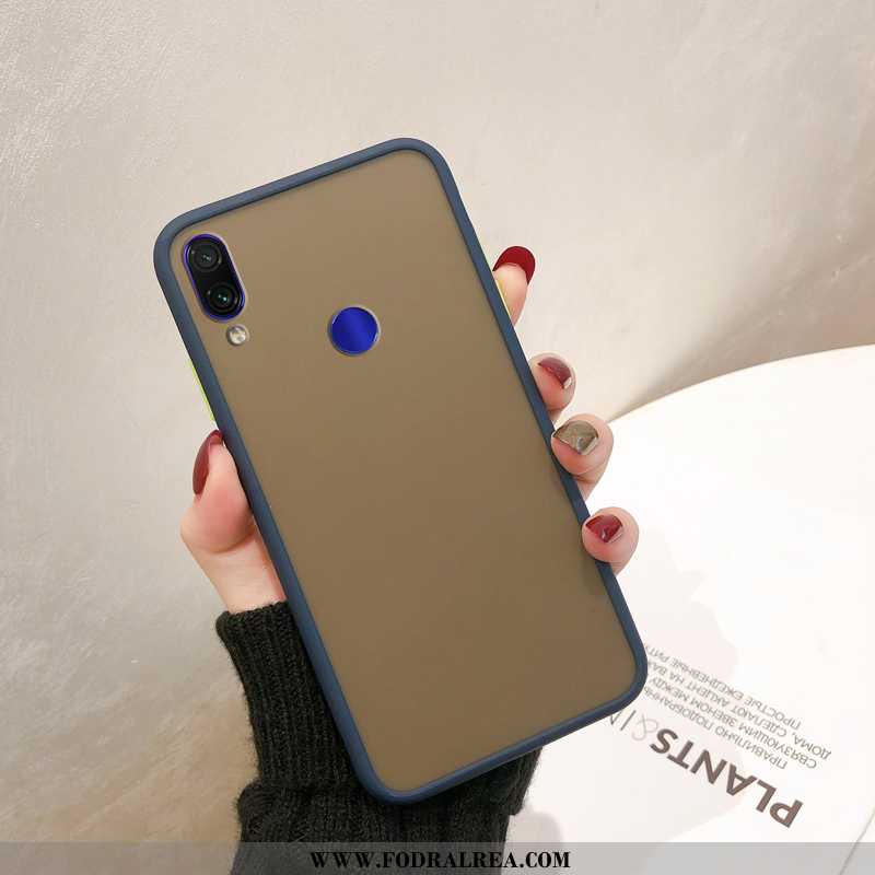 Fodral Xiaomi Redmi Note 7 Mjuk Mobil Telefon Nubuck, Skal Xiaomi Redmi Note 7 Skydd Röd