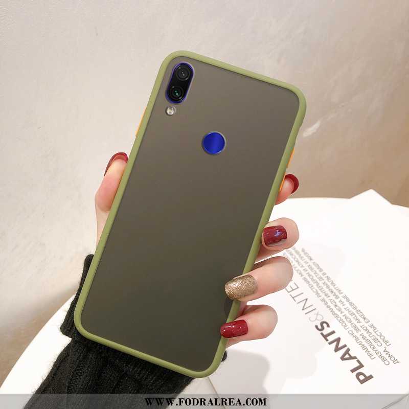 Fodral Xiaomi Redmi Note 7 Mjuk Mobil Telefon Nubuck, Skal Xiaomi Redmi Note 7 Skydd Röd