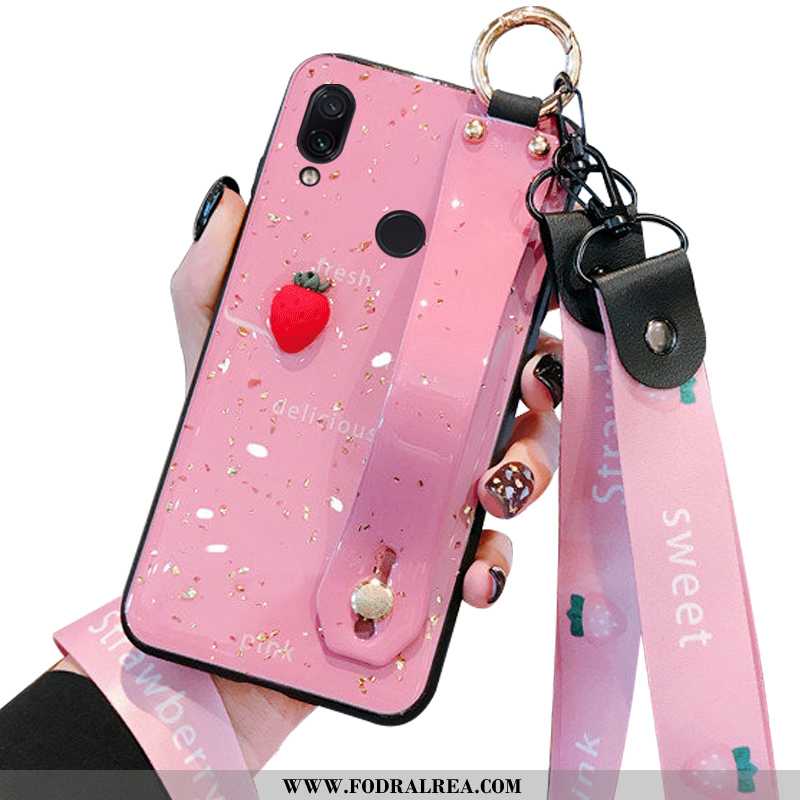 Fodral Xiaomi Redmi Note 7 Silikon Skal Rosa, Xiaomi Redmi Note 7 Skydd Fallskydd Rosa