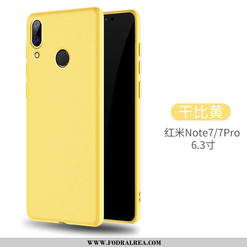 Fodral Xiaomi Redmi Note 7 Skydd Skal Gul, Xiaomi Redmi Note 7 Personlighet Mjuk Gul