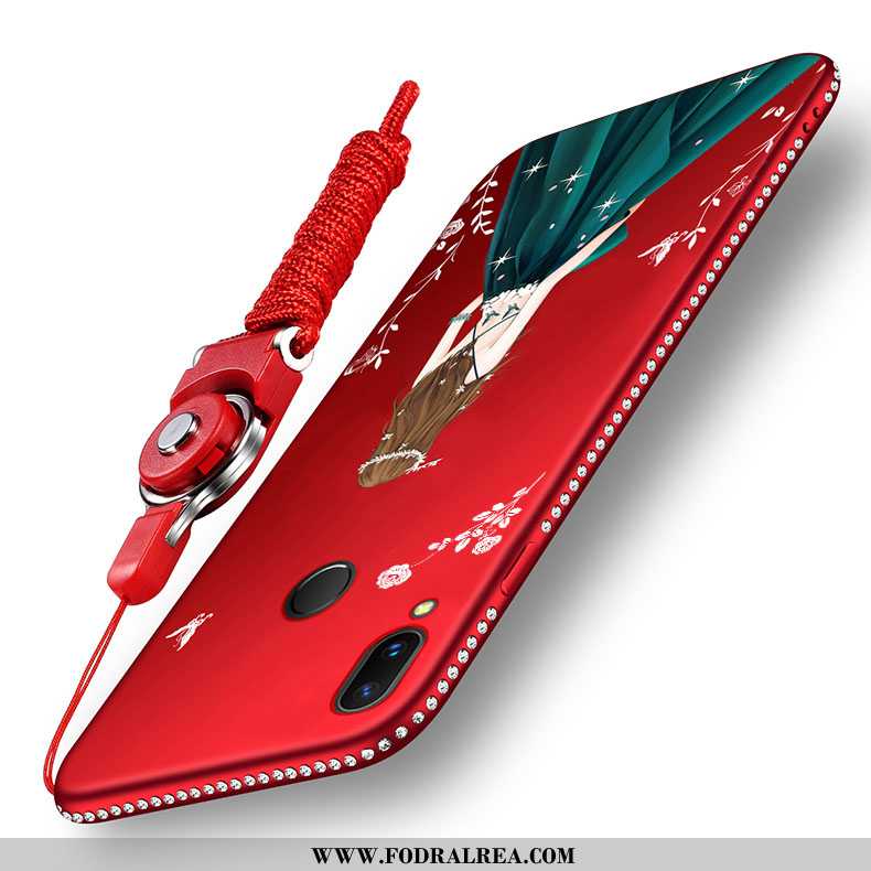 Fodral Xiaomi Redmi Note 7 Super Skydd Liten, Skal Xiaomi Redmi Note 7 Tunn Net Red Röd