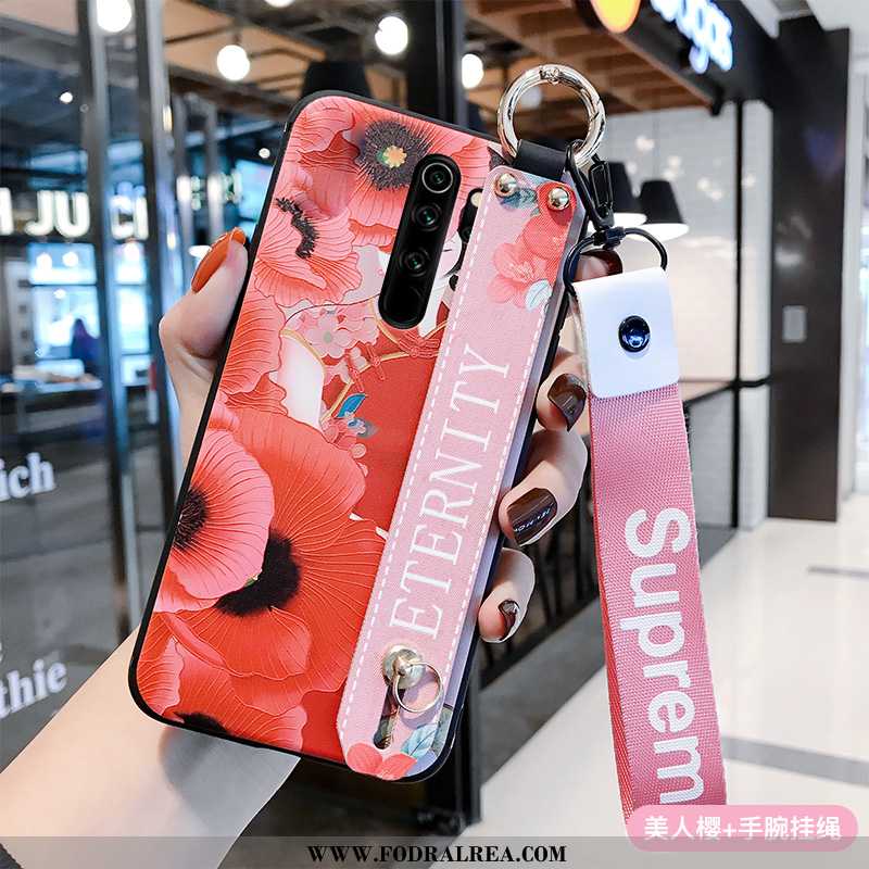 Fodral Xiaomi Redmi Note 8 Pro Hängsmycken Rosa Skal, Skal Xiaomi Redmi Note 8 Pro Mjuk Mobil Telefo