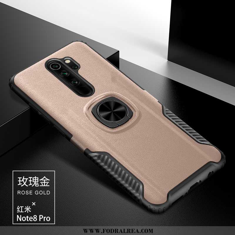 Fodral Xiaomi Redmi Note 8 Pro Skydd Silikon Mobil Telefon, Skal Xiaomi Redmi Note 8 Pro Nubuck Guld