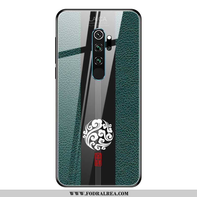 Fodral Xiaomi Redmi Note 8 Pro Skydd Skal Nubuck, Xiaomi Redmi Note 8 Pro Glas Kreativa Grön