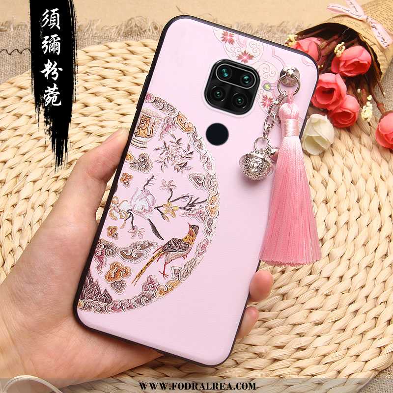 Fodral Xiaomi Redmi Note 9 Lättnad Silikon Rosa, Skal Xiaomi Redmi Note 9 Mjuk All Inclusive Rosa