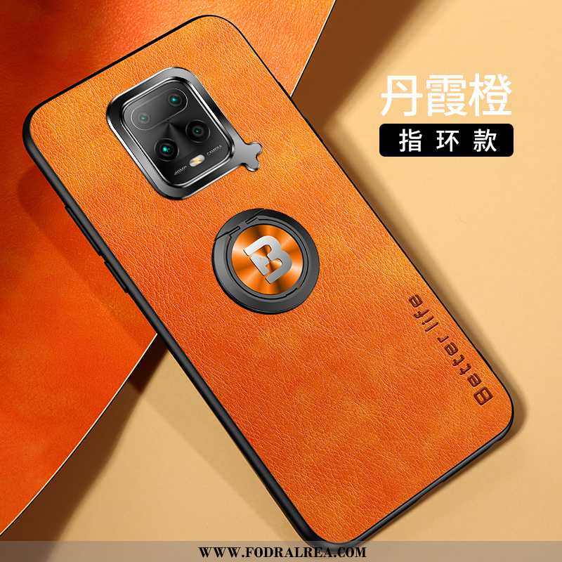 Fodral Xiaomi Redmi Note 9 Pro Mönster Orange Skal, Skal Xiaomi Redmi Note 9 Pro Trend Läder