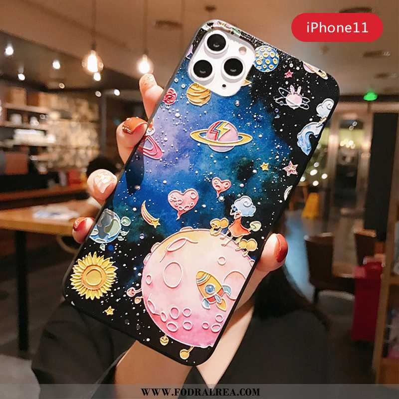 Fodral iPhone 11 Pro Kreativa Skal All Inclusive, iPhone 11 Pro Lättnad Svarta