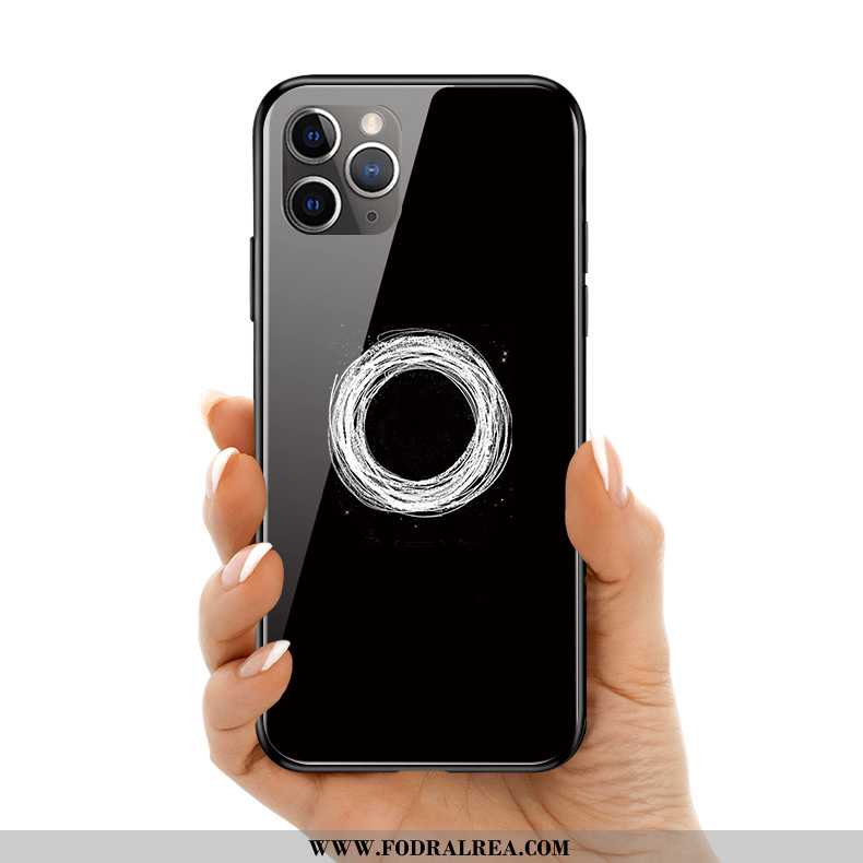 Fodral iPhone 11 Pro Max Glas Ljus Europa, Skal iPhone 11 Pro Max Silikon Enkel Svarta