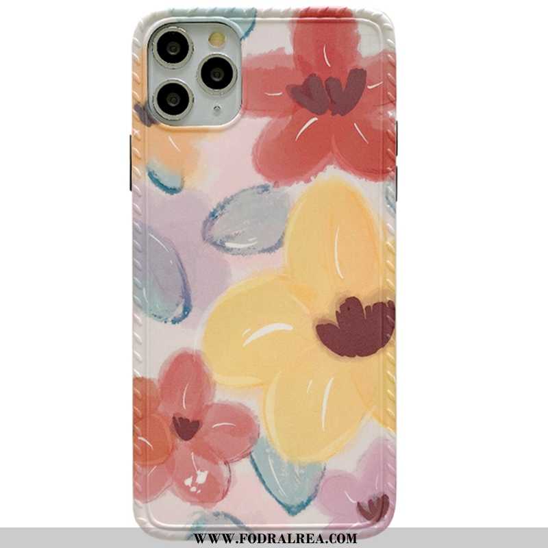 Fodral iPhone 11 Pro Max Mjuk Personlighet Fallskydd, Skal iPhone 11 Pro Max Silikon Rosa