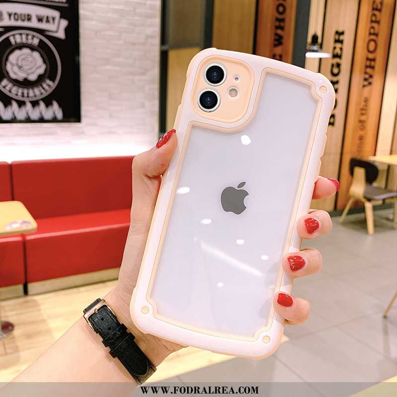 Fodral iPhone 11 Skydd Skal Mobil Telefon, iPhone 11 Transparent Kinesisk Drake Lila