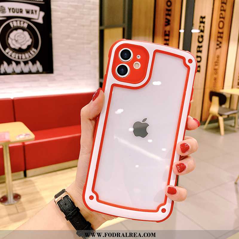 Fodral iPhone 11 Skydd Skal Mobil Telefon, iPhone 11 Transparent Kinesisk Drake Lila