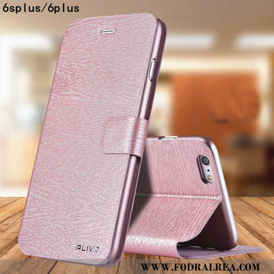 Fodral iPhone 6/6s Plus Trend Ny Hård, Skal iPhone 6/6s Plus Skydd Nubuck Rosa