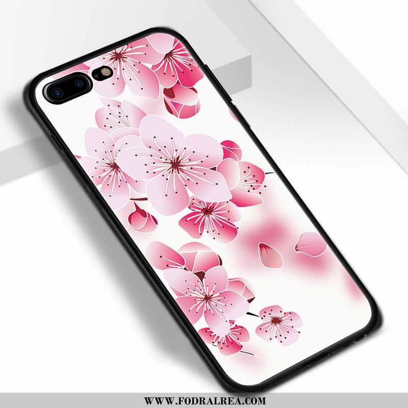 Fodral iPhone 7 Plus Skydd Pu Fodral, Skal iPhone 7 Plus Tecknat All Inclusive Rosa