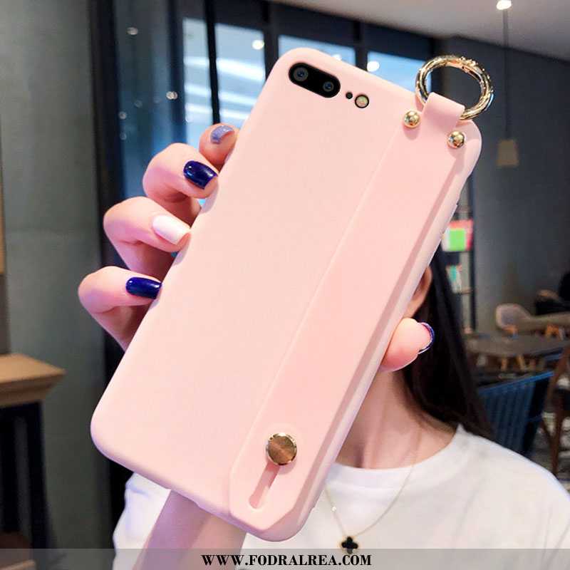 Fodral iPhone 8 Nubuck Silikon All Inclusive, Skal iPhone 8 Personlighet Fallskydd Rosa