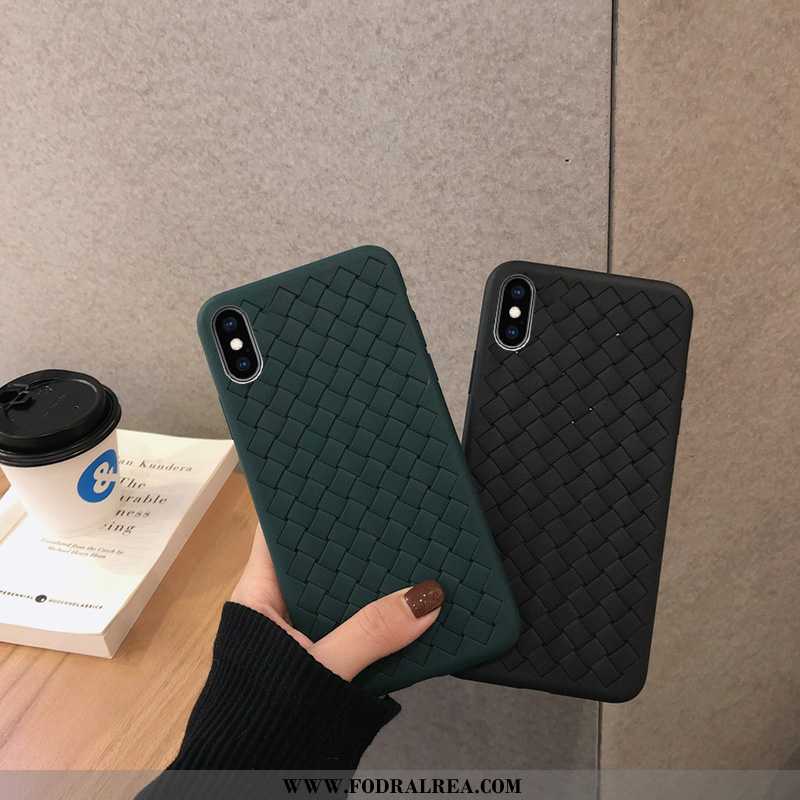 Fodral iPhone X Mjuk Interlace Trend, Skal iPhone X Silikon All Inclusive Svarta