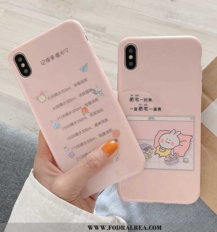 Fodral iPhone X Super Silikon, Skal iPhone X Tunn Pulver Rosa