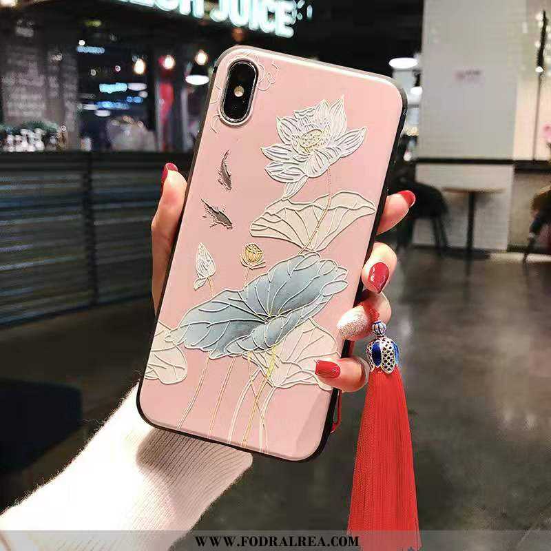 Fodral iPhone Xs Max Mjuk Fallskydd Fodral, Skal iPhone Xs Max Skydd Ny Rosa